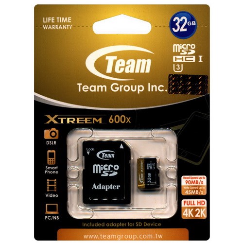 کارت حافظه تیم گروپ microSD UHS-I U3 Xtreem 600X 32Gb108870